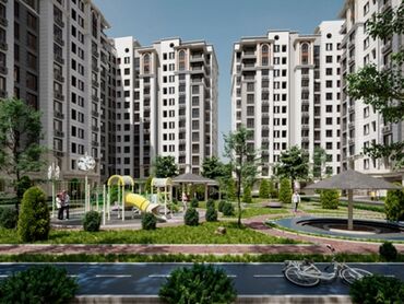 Продажа квартир: 3 комнаты, 104 м², Элитка, 9 этаж, ПСО (под самоотделку)