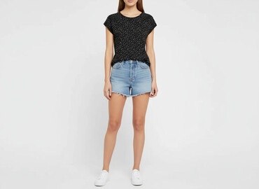 hm t shirty oversize: Sinsay, T-shirt damski, rozmiar XS