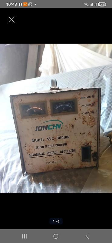 stabilizator satışı: Jonchn SVC-3000W avtomatik gərginlik tənzimləyicisi - Model — 1