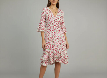 sukienka trapezowa z piorami: Quiz, Сукня жіноча, розмір S на lalafo.pl sukienka trapezowa z piorami: Quiz, Сукня жіноча, розмір S