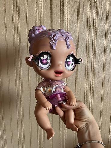 baby kukla: Kukla Glitter Babyz Lila MGA. Bu cazibədar kuklaların parlaq saçları — 5