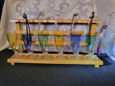 Ostali antikviteti: Servis casa rucni rad iz 50ih.god.za zestoko pice. Case tkz — 9