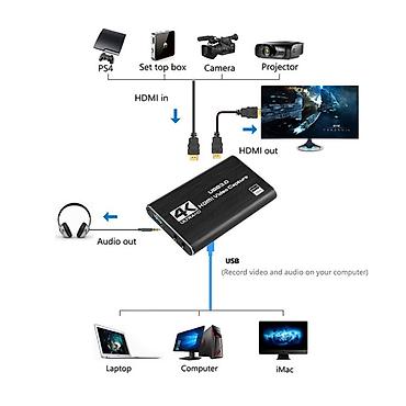 micro sd v30: Переходник HDMI video capture with loop 4K 60HZ б/к Арт. 1947 — 3