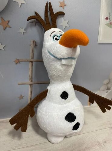 Oyuncaqlar: Məhsul: Холодное сердце "Олоф" Yumşaq oyuncağ – Olaf fiquru olcusu - — 1