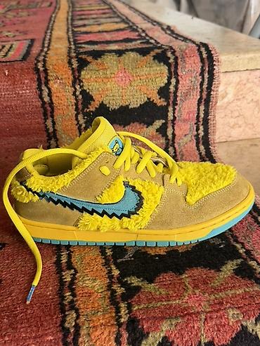 nike sb: Nike SB Dunk Low “Grateful Dead Bears” – Sarı/Mavi - Model: Nike SB — 4