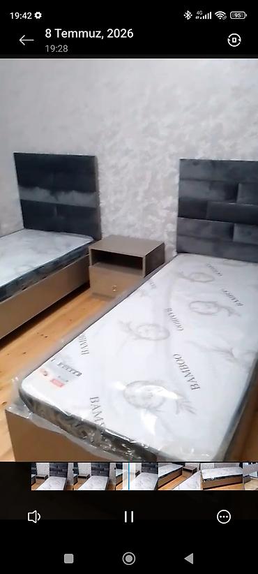 çarpayl: Oğlan və qız üçün, İşlənmiş, 2 təknəfərlik çarpayı — 1