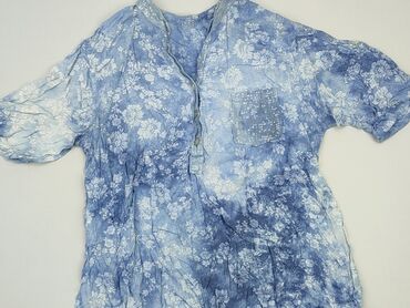 błękitna eleganckie bluzki: Bluzka Damska, S, stan - Dobry