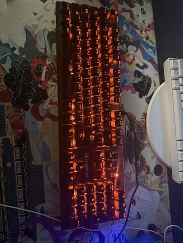 купить мышку bloody a7: Клавиатура, Bloody, Механикалык, Зымдуу туташтыруу, Өлчөмү: 100%