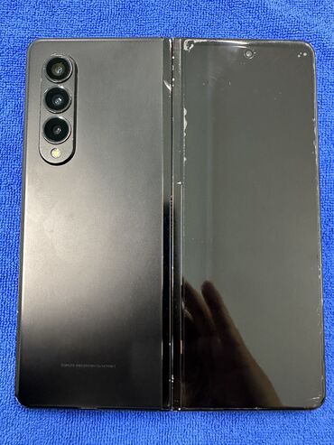 самсунг 14а: Samsung Galaxy Z Fold 3, Б/у, 256 ГБ, цвет - Черный