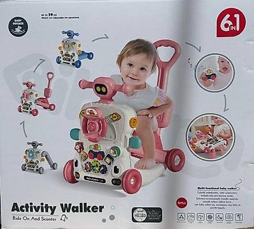 коляска ходунок: Детский многофункциональный ходунок-каталка 6-в-1 Activity Walker — 1