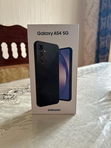 Samsung: Samsung Galaxy A54 5G, 128 GB, rəng - Qara, Sensor, Barmaq izi, İki sim kartlı