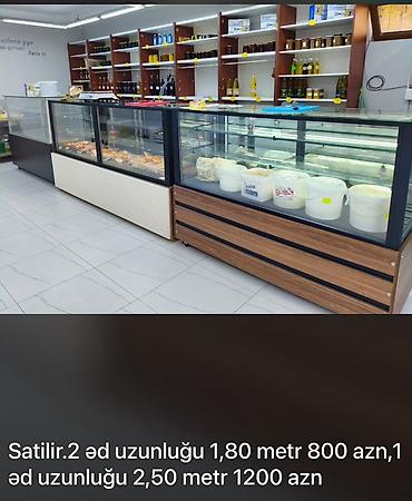 vitrin demir: Satılır soyuducu vitrinlər. Mağaza, market, süd məhsulları, şirniyyat — 1