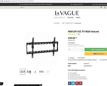 Aksesoari za TV i video: Zidni nagibni nosač za TV - Univerzalni VESA standard: višestruki — 6