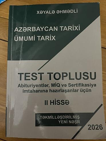 Testlər: Məhsul: “Azərbaycan Tarixi – Ümumi Tarix” Test Toplusu (Xəyalə — 2
