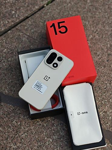 oneplus 15t: OnePlus 15, Новый, 256 ГБ, цвет - Белый, 1 SIM, 2 SIM — 2