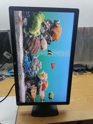 Monitori: Monitor HP 24" Pivot . Kao nov, Lepo ocuvan bez ogrebotina — 9
