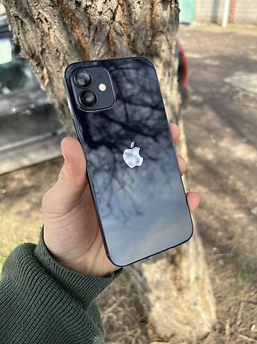 Apple iPhone: IPhone 12, Б/у, 128 ГБ, Черный, Защитное стекло, Чехол, Кабель, 79 % — 2