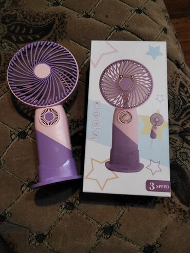 Digər məişət texnikası: Mini vintilyator batereya ilə 3modu var işlən məyib USB ilə batareya