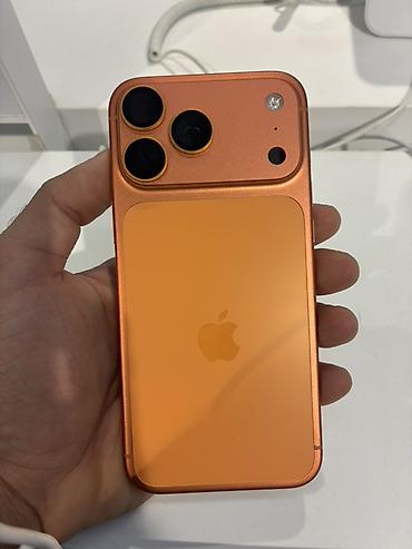 Elektronika: IPhone 17 Pro Max, 256 GB, Narıncı, Zəmanət, Simsiz şarj, Face ID — 1