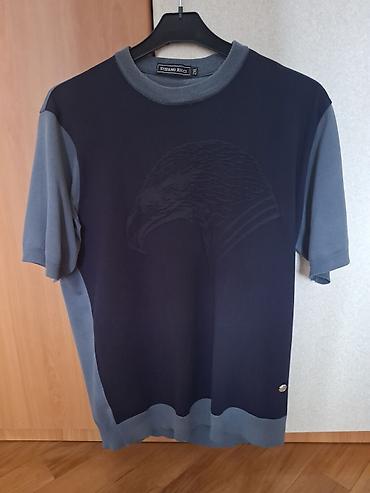 Kişi geyimləri: Futbolka, Stefano Ricci, 2XL, rəng - Göy — 1