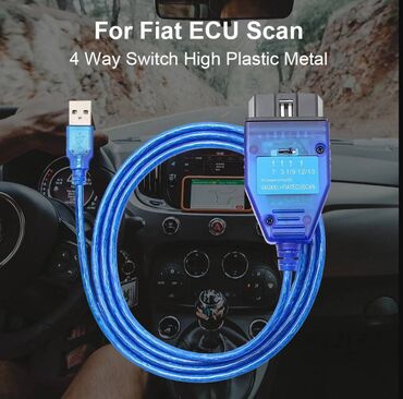 Alati za automobile: Ecuscan usb vag kkl fiat ecu ft232rl 4-smerni prekidač kkl 409.1 — 9