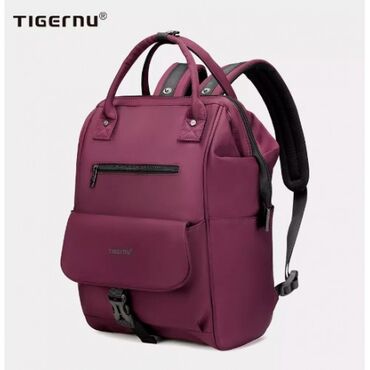чехол для ноутбука 14 дюймов: Рюкзак-сумка Tigernu T-B3184А 14 д Чёрный-Бордо Арт.3391 Арт.3372
