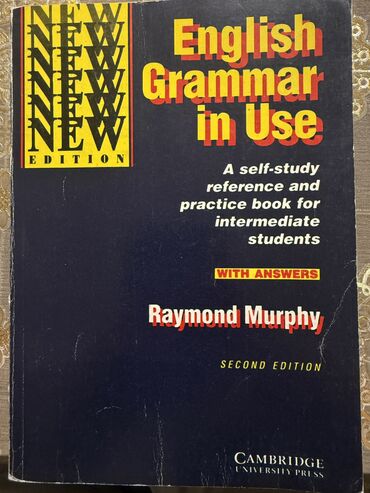 guven riyaziyyat qayda kitabi: Raymond Murphy English grammar in Use Göy mörfi second edition