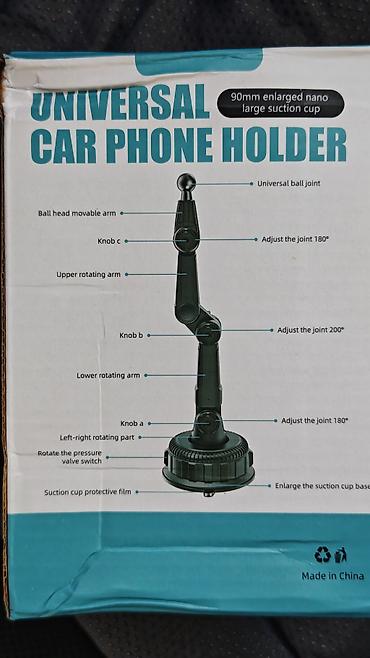 mobile stand: Универсальный автомобильный держатель для телефона - Крепление на — 2