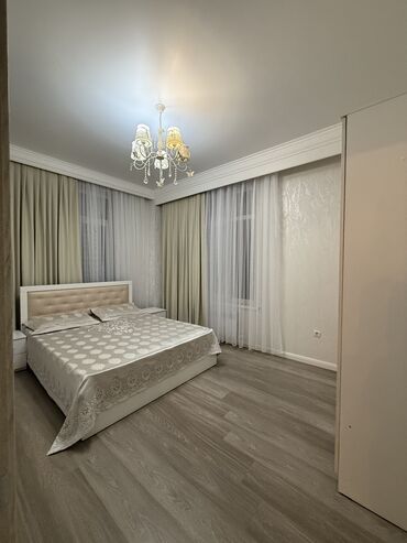 квартира керек бир комната: 2 комнаты, 61 м², Элитка, 7 этаж, Евроремонт