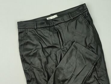 czerwone spodnie z wysokim stanem zara: Zara, Spodnie materiałowe damskie, rozmiar M