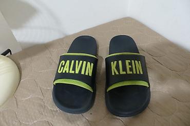svecane ravne cipele: CALVIN CLEIN br 44 bez mana potpuno ocuvane kvalitetne papuce sa malim — 2