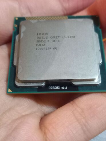 Prosessorlar: Prosessor Intel Core i3 2100, 3-4 GHz, 2 nüvə, İşlənmiş