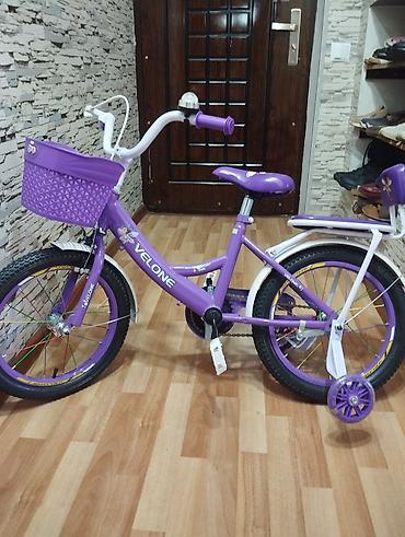Velosipedlər: Uşaq velosipedi – Velone, bənövşəyi rəng - 16 ölçüsü. 140 alınıb — 4