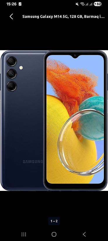 redmi pad 2 pro: Samsung Galaxy M14 5G, 64 GB, rəng - Qara, İki sim kartlı — 1