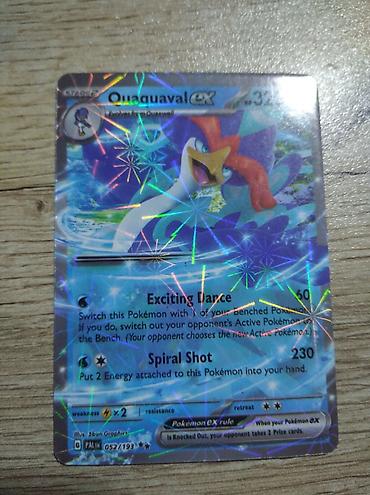 viola: Məhsul: Pokémon TCG kartı – Quaquaval ex (Holo) Təsvir: - Seriya — 1