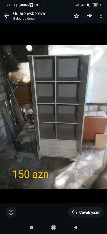 Dolablar: Yeni, Açılan, 2 qapılı Düz dolab, Dolab-asılqan, Azərbaycan — 24