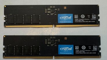 ноутбук в аренду бишкек: Оперативная память, Б/у, Crucial, 16 ГБ, DDR5, 4800 МГц, Для ПК
