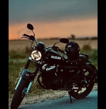 колесо для мотоцикла: Классический мотоцикл Suzuki, 180 куб. см, Бензин, Взрослый, Б/у
