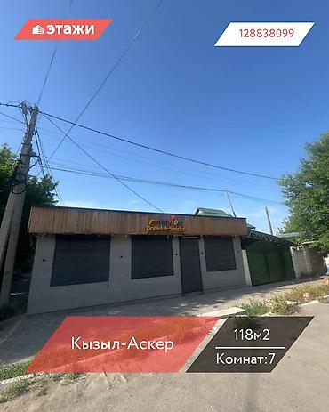 Продажа коттеджей и домов: 📍Кызыл-Аскер 🔘7-комнат 🔘118м² 💎 ПРОДАЕТСЯ ГОТОВЫЙ БИЗНЕС: Доходный — 1