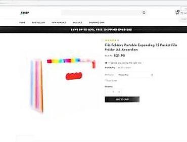 Ostalo: Ekspandirajuća fascikla sa 12 pregrada – A4 harmonika - Praktična — 11