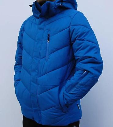 Zimske jakne: Muška zimska jakna – plava - Topla, prošivena jakna sa izolacijom i — 2