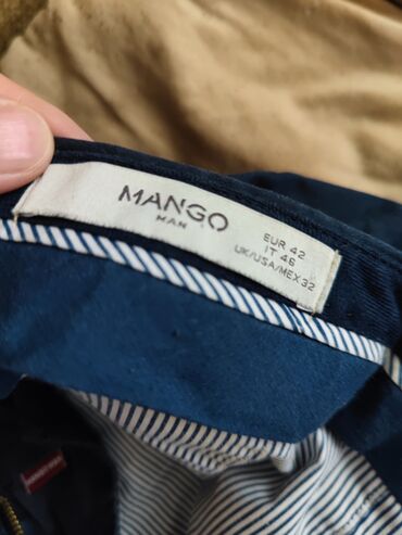 джинсы брюки женские: Эркектердин жынсысы, M (EU 38), Mango, Колдонулган, түсү - Көк, Өзү алып кетүү