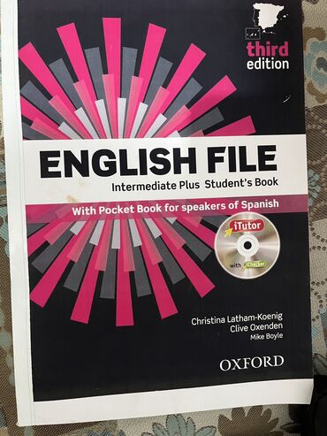 english file pre intermediate: Продаю книги по английскому языку English file 400 сом, English file