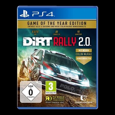 Видеоигры и приставки: Ps4 üçün dirt rally 2 oyun diski. Tam yeni, original bağlamada