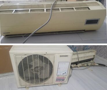 Aş qazanı: 90/100 kvliq Shivaki kondisioner tecili satilir. Qazi ustundedir. Evde