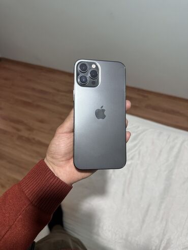 айфон xr в корпусе 13 pro купить: IPhone 12 Pro Max, Колдонулган, 256 ГБ, Графит