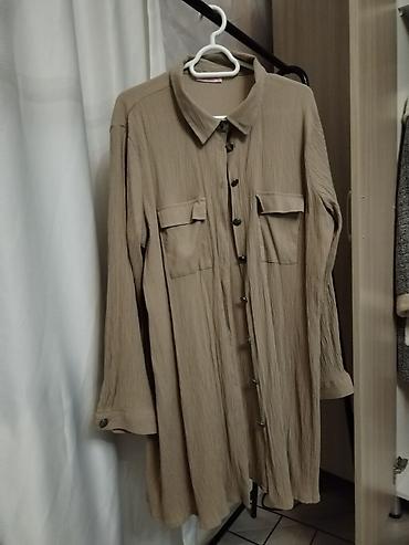 Şəxsi əşyalar: Misskayla Collection uzun fason tunik - Rəng: qum/bej - Parça — 1