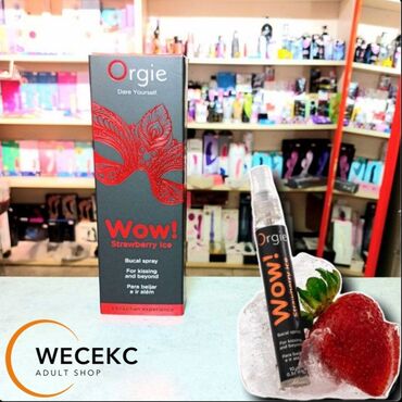 wecekc: Стимулирующий спрей для оральных ласк Orgie Wow! Strawberry Ice Bucal