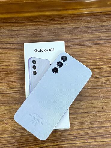 Samsung: Samsung Galaxy A14, 128 GB, Zəmanət, Düyməli, Barmaq izi