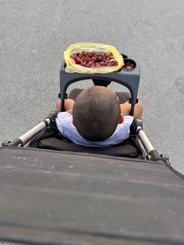 Коляски: Коляска, цвет - Черный, Б/у — 11